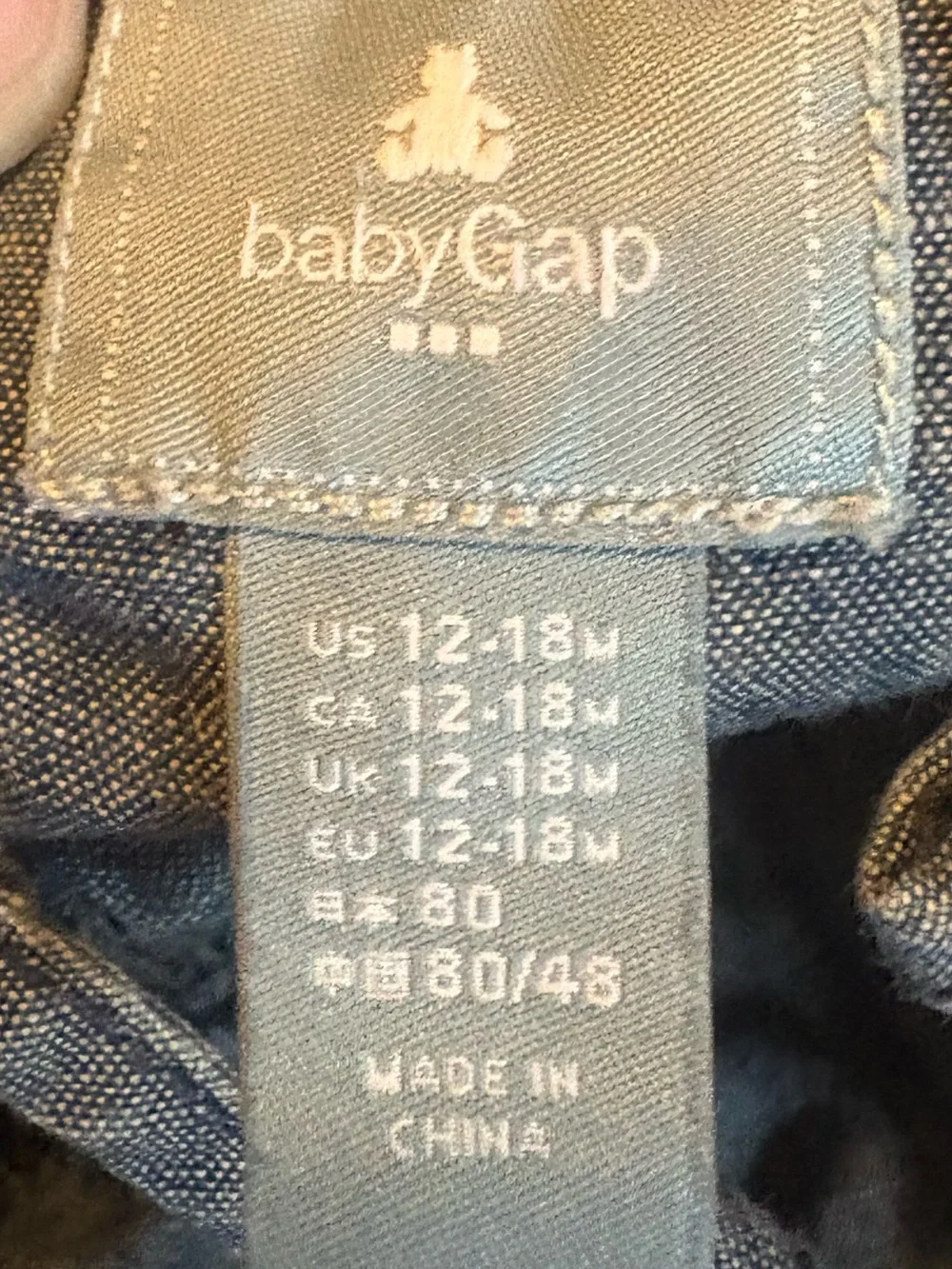 GAP baby denim